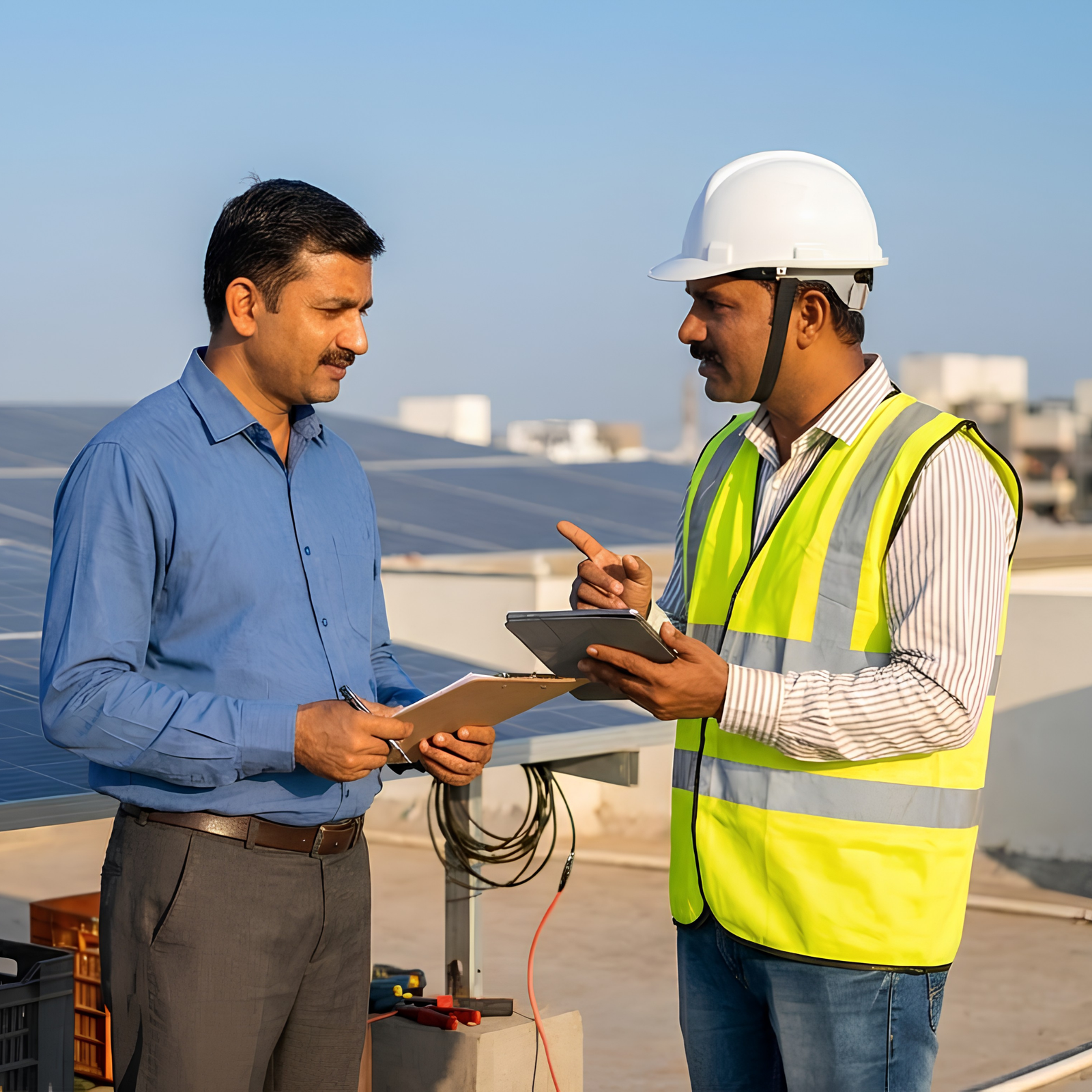 Gupta Agro Solar rooftop installation
