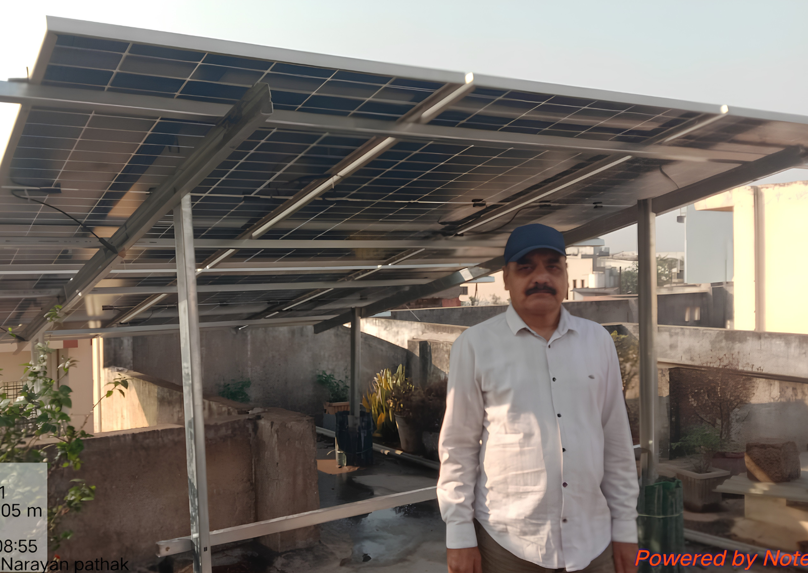 Gupta Agro Solar installation for a client in Raipur, Chhattisgarh