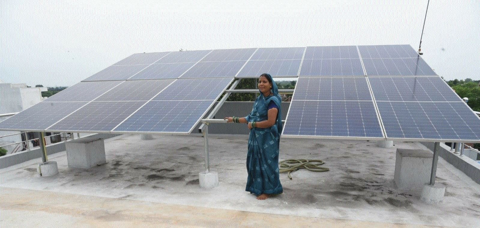 Gupta Agro Solar installation for a client in Durg, Chhattisgarh